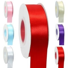 Saten Kurdele, 2,50 cm x 23 mt - 6 Renk Seçenekli -