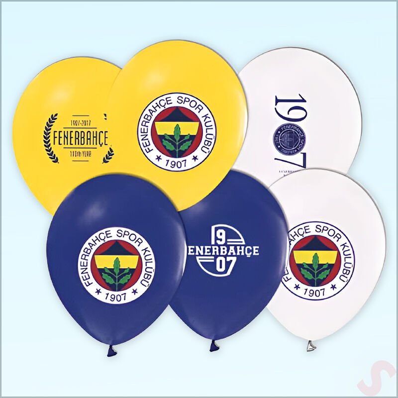 Fenerbahçe Balon, 30cm x 6 Adet