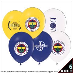 Fenerbahçe Balon, 30cm x 6 Adet