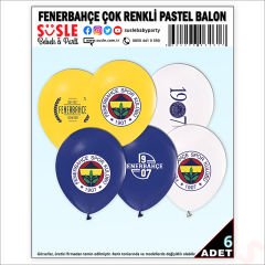 Fenerbahçe Balon, 30cm x 6 Adet