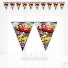 Cars 3, Üçgen Bayrak Flama - 2,90 mt