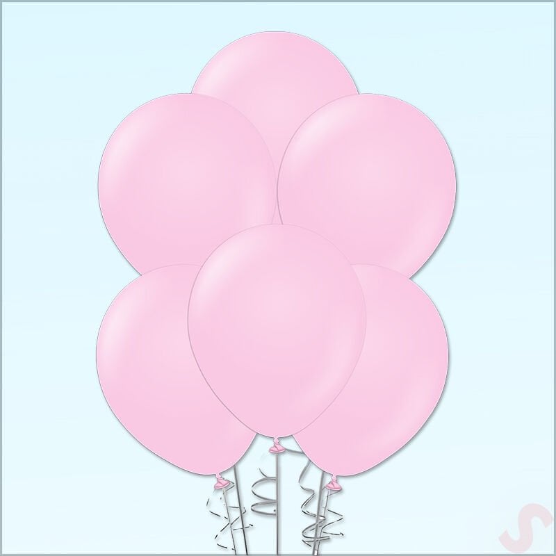 Pembe Pastel Balon, 30cm x 10 Adet