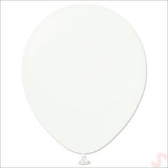 Beyaz Pastel Balon, 30cm x 10 Adet