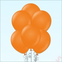 Turuncu Pastel Balon, 30cm x 10 Adet
