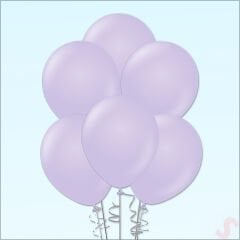 Lila Pastel Balon, 30cm x 10 Adet