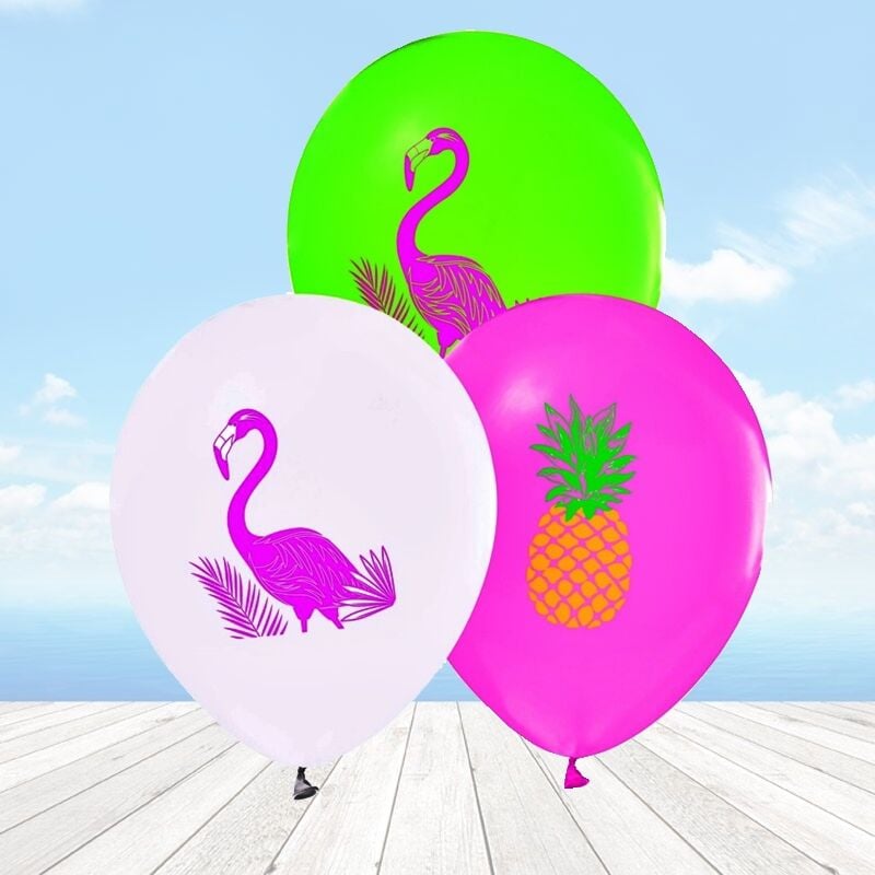 Flamingo Balon - 6 Adet