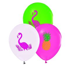 Flamingo Balon - 6 Adet