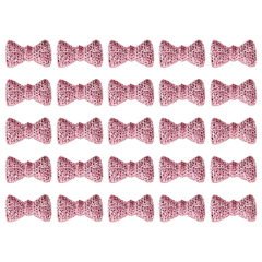 Polyester Papyon Fiyonk, 2,0 x 1,0 cm - 25 Adet - PEMBE