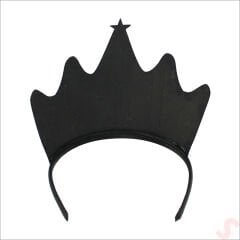 Birthday Girl Taç, Siyah - Pembe, 1 Adet