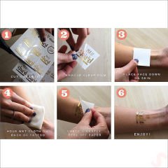 Bride Geçici Dövme, 10 Adet - Gümüş