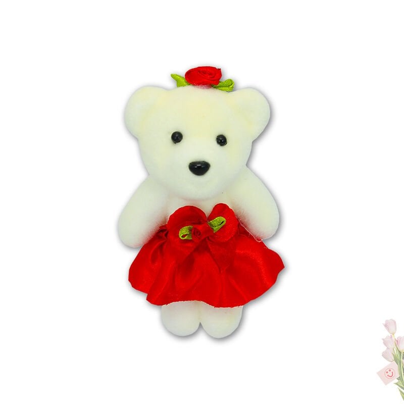 Minik Ayıcık SüS, 11cm x 6cm - Kırmızı - 1 Adet