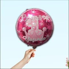 Prenses 1 Yaşında Folyo Balon - 45cm