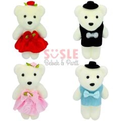 Minik Ayıcık SüS, 11cm x 6cm - Pembe - 1 Adet