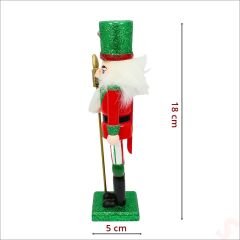 Kurşun Asker, Ahşap Fındıkkıran 18cm - Baltalı