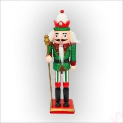 Kurşun Asker, Ahşap Fındıkkıran 18cm - Mızraklı