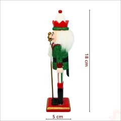 Kurşun Asker, Ahşap Fındıkkıran 18cm - Mızraklı