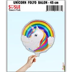 Unicorn Folyo Balon - 45cm