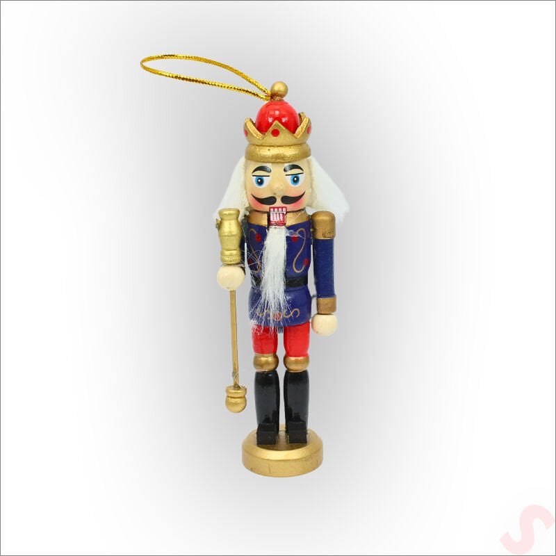 Kurşun Asker, Ahşap Fındıkkıran 13cm - Mızraklı