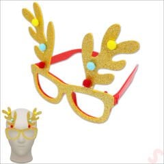 Yılbaşı Gözlük - Altın