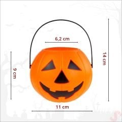 Bal Kabağı Şeker Kovası, 14cm x 11cm x 9cm