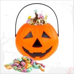 Bal Kabağı Şeker Kovası, 14cm x 11cm x 9cm