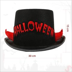 Hallloween Boynuzlu Şapka, 30cm