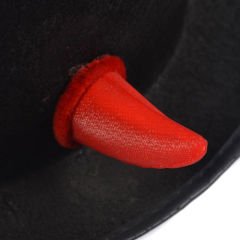 Hallloween Boynuzlu Şapka, 30cm