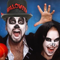 Hallloween Boynuzlu Şapka, 30cm