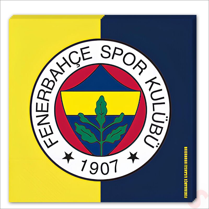 Fenerbahçe Peçete, 33cm x 33cm - 16 Adet