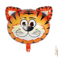 Safari Sevimli Hayvanlar 35 cm x 6 Adetli Folyo Balon Seti