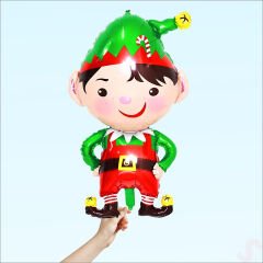 Noel Elf Folyo Balon 85cm x 58cm