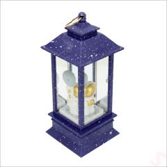 Uçuşan Simli,12,5cm x 5cm Led Işıklı Astronot Fener Küre - A