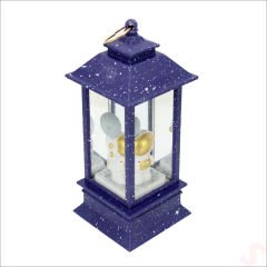 Uçuşan Simli,12,5cm x 5cm Led Işıklı Astronot Fener Küre - A