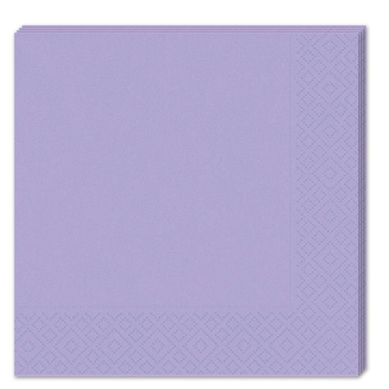 Makaron Peçete, 33 x 33 cm - 16 Adet - Lila