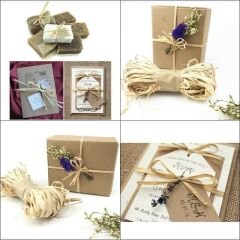 Doğal Rafya Saman İp, Süsleme ve Dolgu Malzemesi - 50 Gr