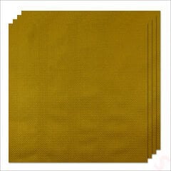 Altın Peçete - 33cm x 33cm - 20 Adet