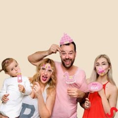 Baby Girl Konuşma Balonu Seti, 15 Parça