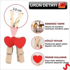 Kalpli Dekoratif SüS Mandalı 3,50 cm x 10 Adet - Natürel