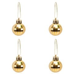 Yılbaşı Ağacı 20 Parça SüSleme Seti - Altın