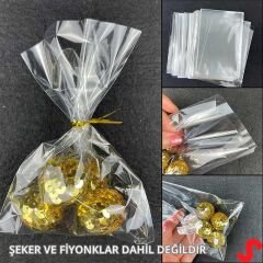 Kurabiye ve Şeker Poşeti 20cm x 10cm - 25 Adet