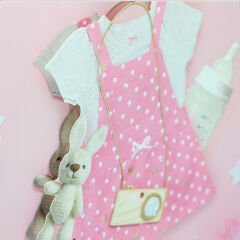 Karton Çanta, Etek Model Pembe 23 x 18 x 10 cm - 1 Adet