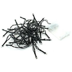 Pilli ve Animasyonlu 50 Led x 5 mt - Kırmızı Led Işık