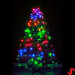 Pilli ve Animasyonlu 50 Led x 5 mt - Çok Renkli Led Işık