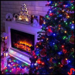 Pilli ve Animasyonlu 50 Led x 5 mt - Çok Renkli Led Işık