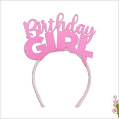 Birthday Girl Taç - Pembe