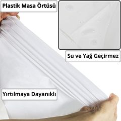 Masa Örtüsü 137cm x 270cm - Beyaz