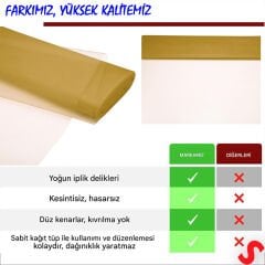 SüSLeme Tülü Kristal Tül, 3 mt en x 1 mt uzunluk - Altın