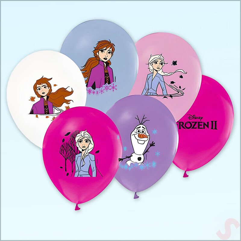 Frozen II Balon, 30cm x 6 Adet