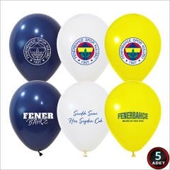Fenerbahçe Lisanslı Balon, 30cm x 5 Adet