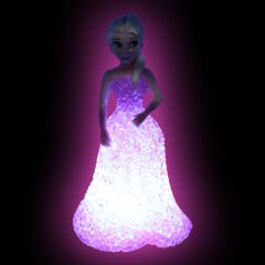 Frozen Renk Değiştiren Led Işıklı Lamba 16x9cm - Pembe,1 Adet